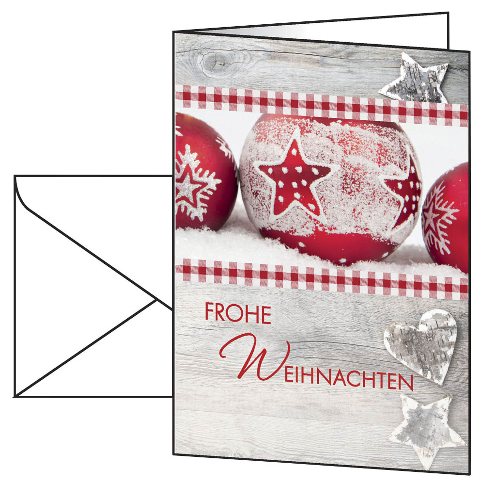 25 SIGEL Weihnachtskarten Winter Feeling DIN A6 office discount