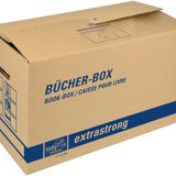 Umzugskartons 5 tidyPac® Umzugskartons Bücher-Box 58,0 x 30,0 x 33,5 cm von tidyPac®