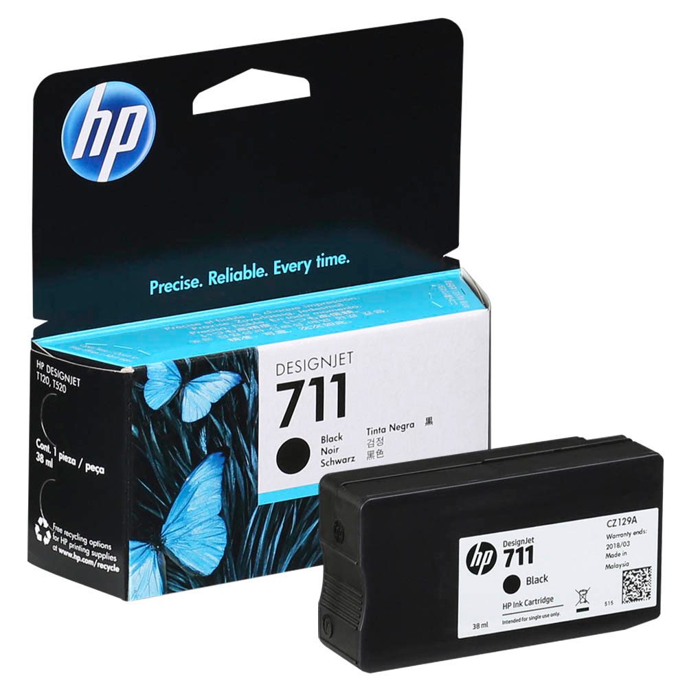 HP 711 CZ129A schwarz Druckerpatrone