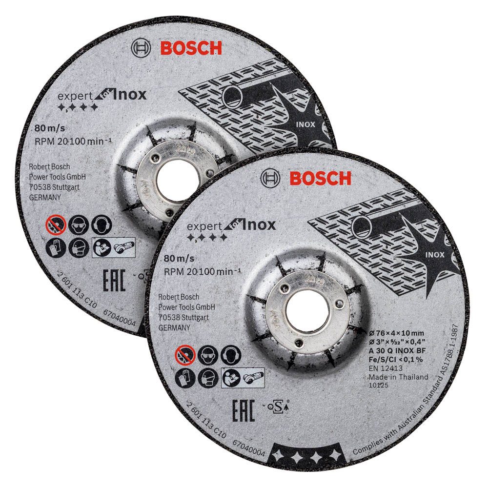 AKTION 2 BOSCH Schruppscheiben EXPERT for Inox mit Prämie nach