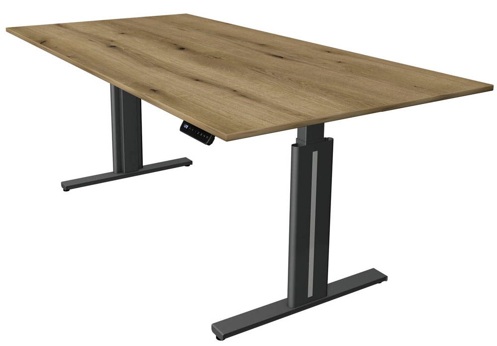 Höhenverstellbarer Schreibtisch Elektrisch 200 X 100 Kerkmann Move 3 elegant elektrisch höhenverstellbarer Schreibtisch