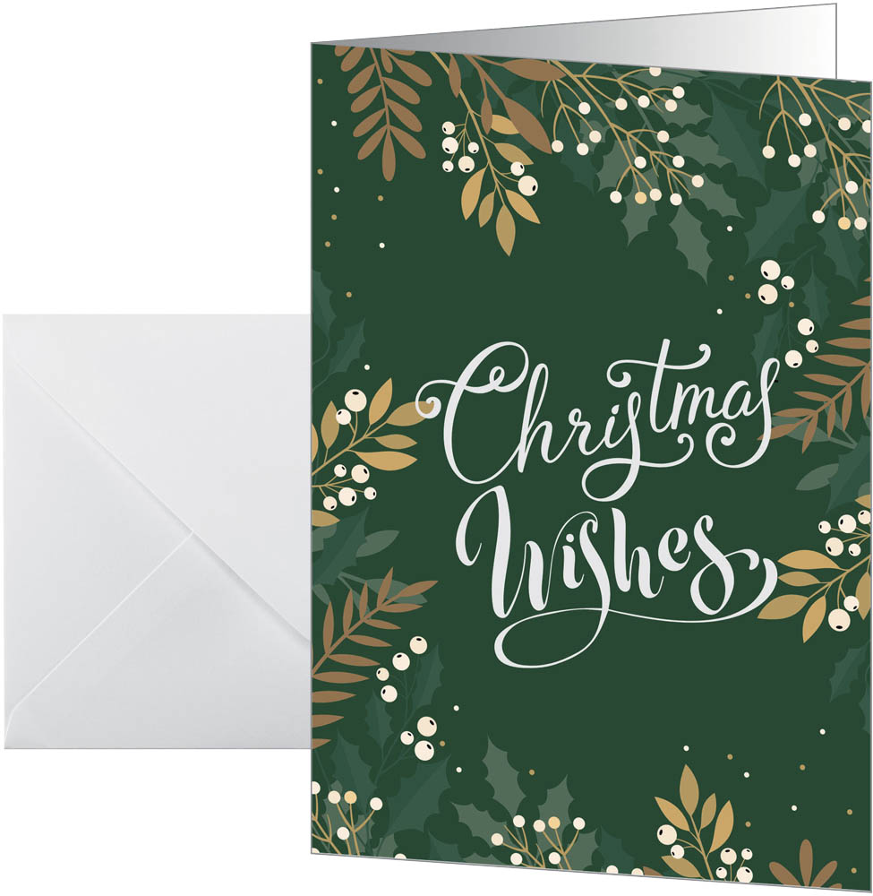 25 SIGEL Weihnachtskarten Christmas wishes DIN A6 office discount