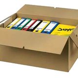 Umzugskartons 10 ELBA Umzugskartons tric system 1-wellig braun 68,2 x 36,0 x 35,0 cm Außenmaß von ELBA