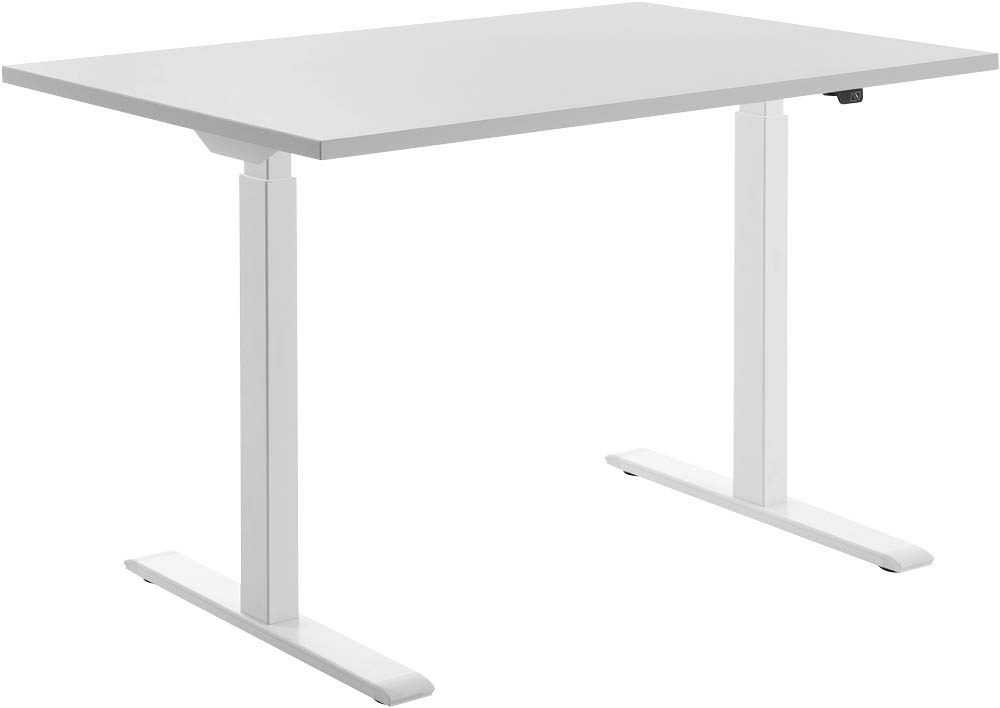 Topstar E-Table Elektrisch Höhenverstellbarer Schreibtisch Lichtgrau ...