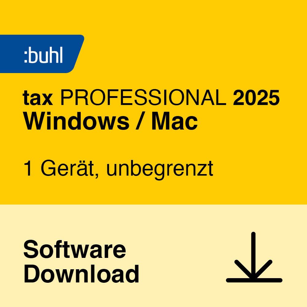 WISO tax 2025 Professional (für das Steuerjahr 2024) Software