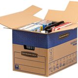 Umzugskartons 5 Bankers Box Umzugskartons SmoothMove FastFold 42,9 x 32,7 x 31,0 cm von Bankers Box