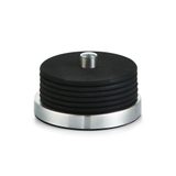 Untersetzer Zeller Untersetzer schwarz, silber 10,0 cm 7-tlg. von Zeller
