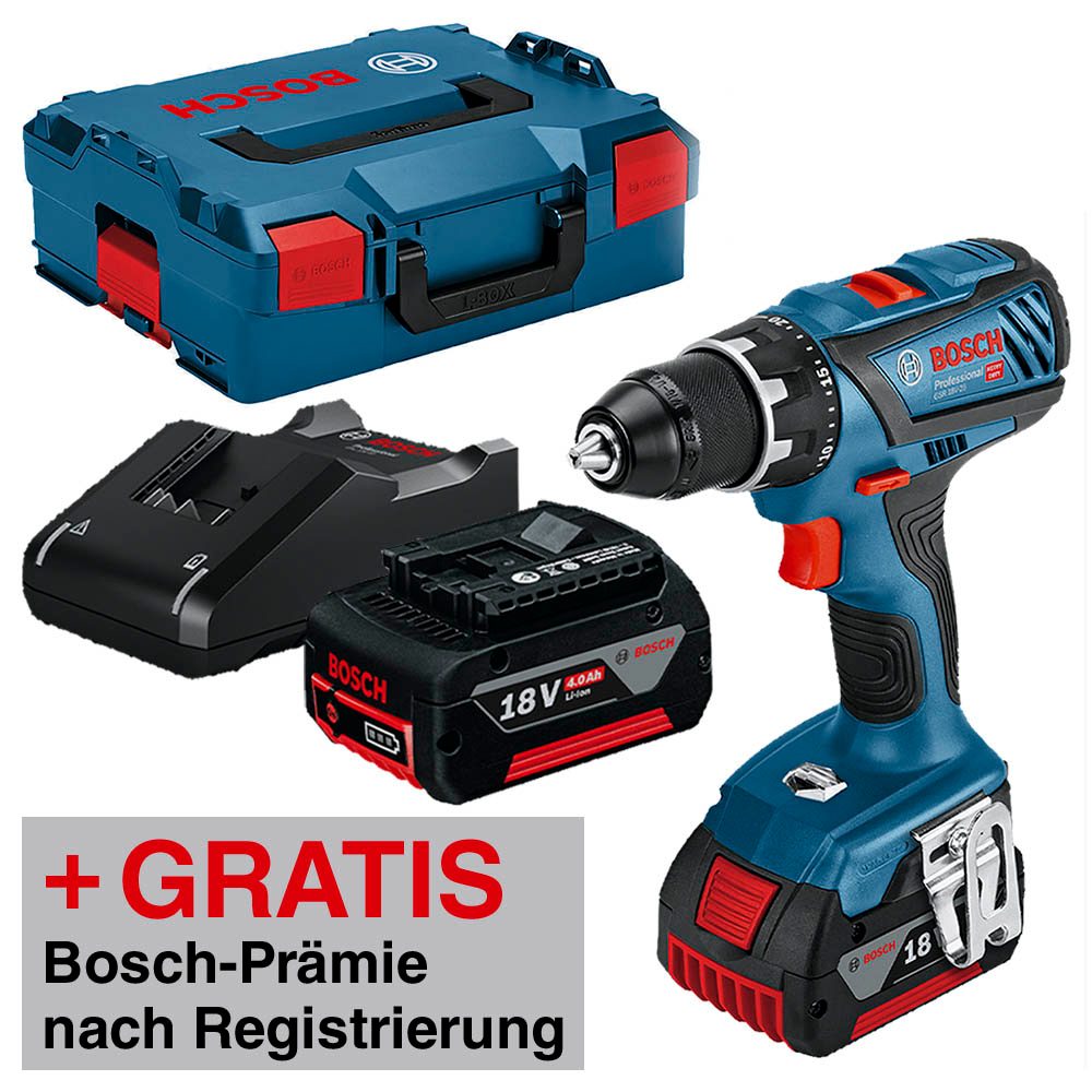 AKTION BOSCH Professional GSR 18V28 AkkuBohrschrauberSet 18,0 V