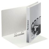 Präsentationsringbücher 10 Esselte Präsentationsringbücher 2-Ringe weiß 3,8 cm DIN A4 von Esselte
