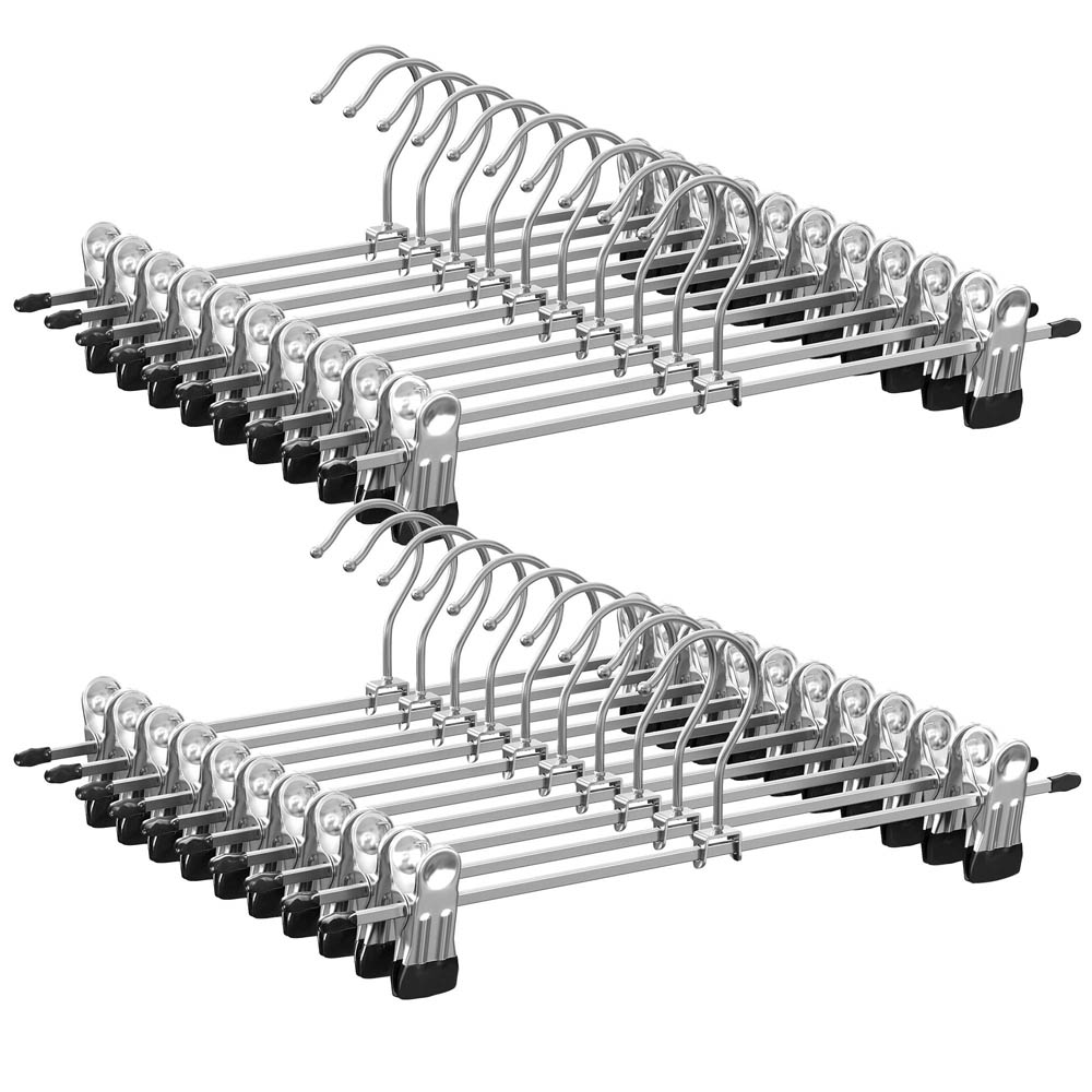 SONGMICS Kleiderbügel silber, 20 St. office discount