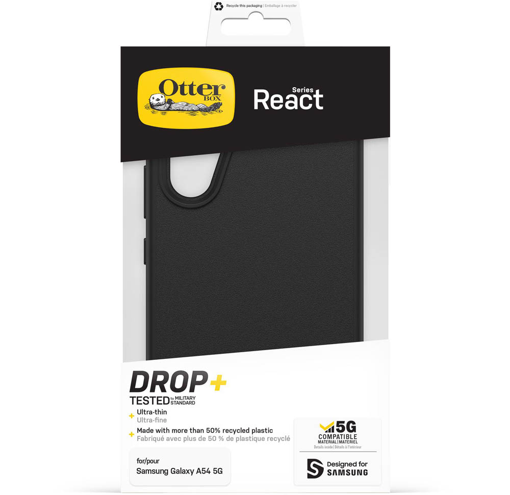 OtterBox React Series HandyCover für SAMSUNG Galaxy A54 5G schwarz