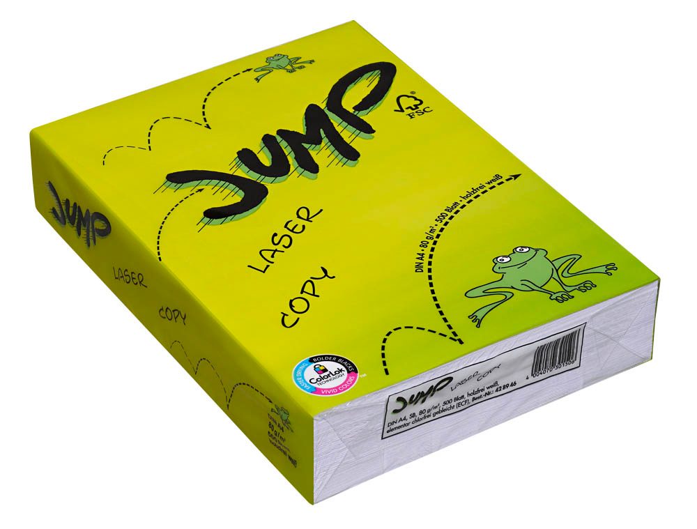 JUMP Kopierpapier COPY LASER DIN A4 80 g qm 500 Blatt office  